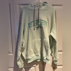 Mint Green Graphic Hoodie